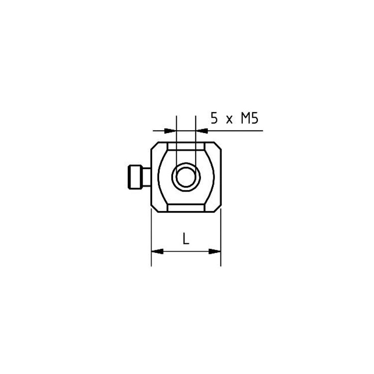 M5立方块封闭螺栓